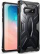 frost clear/black poetic galaxy s10e case - military grade, premium hybrid protective cover, drop tested, rugged & lightweight - affinity series for samsung galaxy s10e 5.8 inch (2019) logo