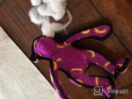 img 1 attached to Small Durable Dog Toy - TUFFY Junior Zoo Animal Monkey review by Justin Kautzman