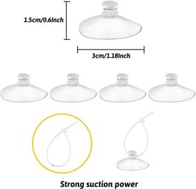 img 3 attached to 🐠 Enhance Aquarium Setup with PietyPet Standard Air Pump Accessories: 20 Pack Suction Cups and 24 Adjustable Cable Ties for Fish Tank Binding Moss, Shrimp Nest, and Dodging Nest