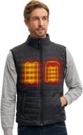 lightweight and waterproof heated vest for men by conqueco - ideal for outdoors and outerwear logo