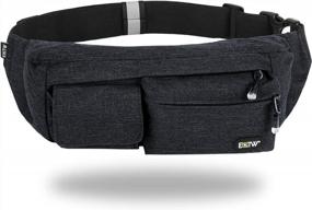 img 4 attached to Men'S/Women'S EOTW Fanny Pack Waist Bag With 4 Pockets For Running, Hiking, Travelling, Walking - Lightweight Crossbody Chest Bag To Easily Carry Any Phone