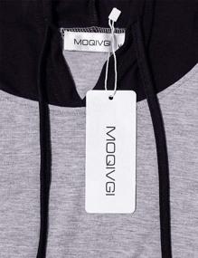 img 2 attached to Stay Stylish And Comfortable With MOQIVGI Womens Colorblock Pullover Hoodies