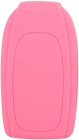 img 2 attached to 🔒 Premium SEGADEN Pink Silicone Cover Protector Case for VOLVO 5 Button Flip Remote Key Fob CV4781 - Enhanced Style and Protection!