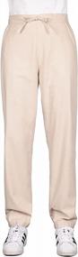 img 3 attached to Comfortable And Stylish: ThCreasa'S Cotton Linen Jogger Pants With Pockets For Women