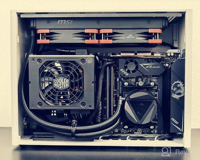 img 1 attached to Cooler Master V850 SFX Gold Full Modular, 850W Power Supply, 80 Plus Gold Efficiency, ATX Bracket Included, Quiet FDB Fan, SFX Form Factor, 10-Year Warranty review by Chong Fred ᠌