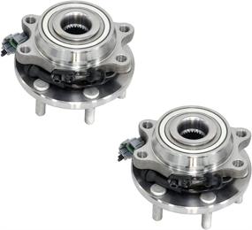 img 4 attached to 🔧 MAYASAF 515065 [4WD/AWD Only, 6 Lugs, 2 Pack] Front Wheel Hub Bearing Assembly with ABS for Nissan Frontier/Xterra 2005-2015, Pathfinder 2005-2012, and Equator 2009-2012 (4x4 Only, Set of 2)