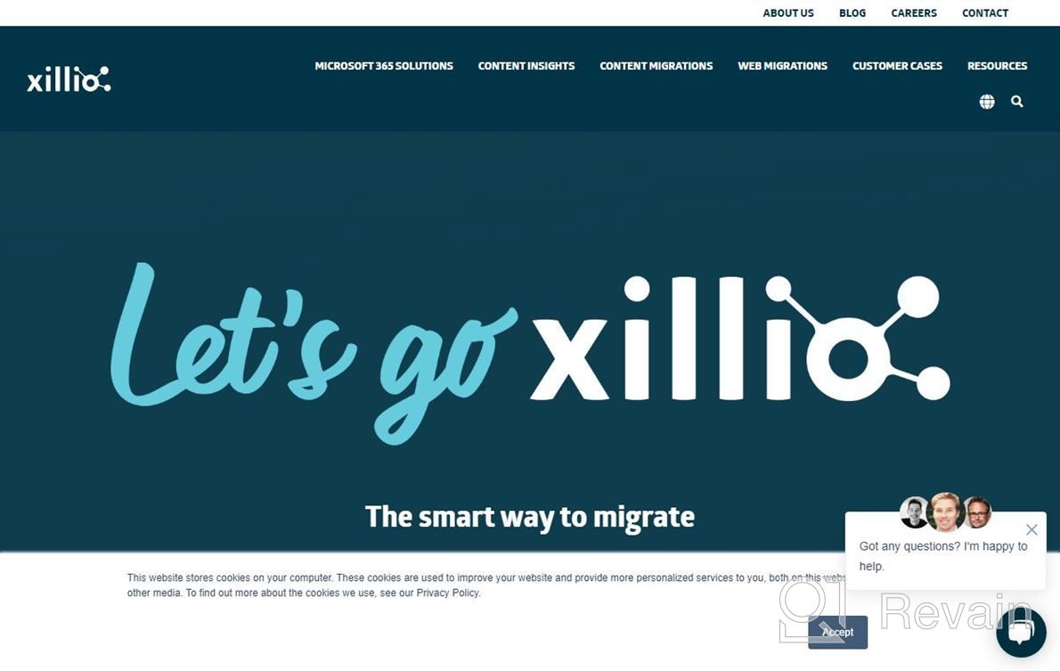 img 1 attached to Xillio Content Migration review by Derek Helvie