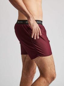 img 1 attached to 4 Pack Performance Boxers Shorts For Men By Bolter - Comfort & Durability Guaranteed!