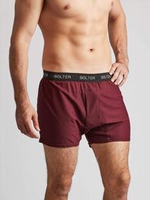 img 3 attached to 4 Pack Performance Boxers Shorts For Men By Bolter - Comfort & Durability Guaranteed!