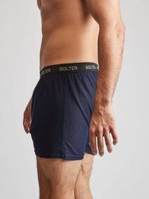 img 2 attached to 4 Pack Performance Boxers Shorts For Men By Bolter - Comfort & Durability Guaranteed!