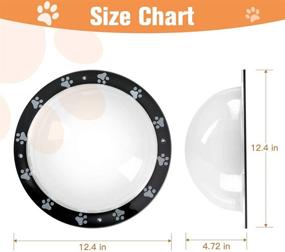 img 3 attached to 👀 PUPTECK Pet Fence Window: Clear Acrylic Dome View for Dogs and Cats - Large Size, Dog Bubble Window, Cat Dome, Safe Pet Peek Window - 12.4 Inches