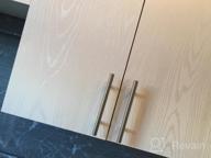 img 1 attached to Revamp Your Home Decor With Silver White Wood Wallpaper - Self-Adhesive, Removable, And Perfect For Cabinets, Countertops & Furniture! review by John Warren