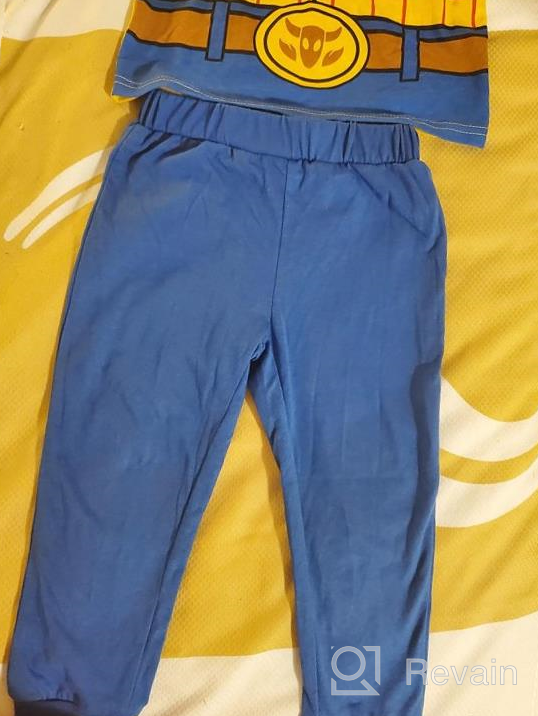 img 1 attached to 🌈 Disney Toy Story 2-Piece Shirt and Jogger Pant Set for Boys review by Anthony Rael