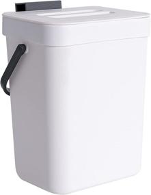 img 4 attached to Эффективное удаление кухонных отходов без запаха с помощью небольшого мусорного бака Cesun