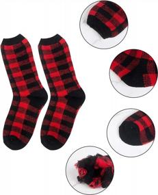 img 3 attached to Warm Your Feet With Thick Thermal Socks: Best For Men In Extreme Temperatures