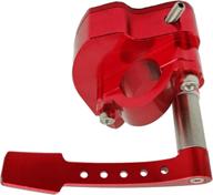 yichen billet thumb throttle assembly for yamaha banshee yfz raptor 350 660 700 yfz350 blaster banshee yfz450 warrior (red) logo