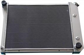 img 1 attached to High Performance Aluminum Radiator With 21" Core For Century Camaro Impala Cutlass 98 Supreme Bonneville 1964-1987: Efficient Engine Cooling Solution By Blitech