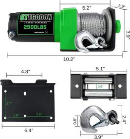 img 2 attached to STEGODON Capacity Electric Waterproof Fairlead（Matte Exterior Accessories