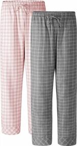 img 4 attached to Women'S Femofit Cotton/Modal/Fleece Pajama Pants - Sleepwear Pack Of 1-2 (S-XL)