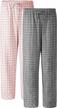 women's femofit cotton/modal/fleece pajama pants - sleepwear pack of 1-2 (s-xl) logo
