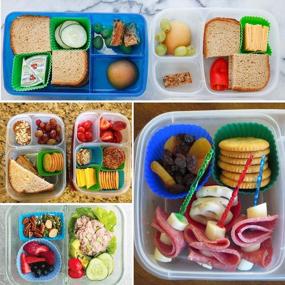 img 2 attached to Organize Lunchtime With Cadeya'S 40-Pc Silicone Dividers For Bento Boxes