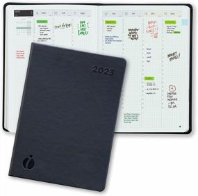 img 4 attached to 24 Hour Planner 2023 – Hardcover, Japanese Design – Weekly & Monthly Appointment Book With Time Slots 8.5 X 11