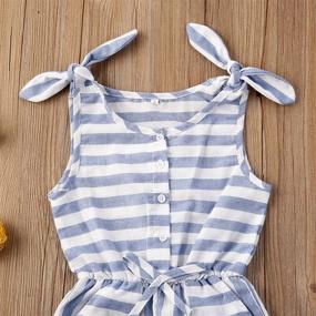 img 1 attached to Toddler Little Shoulder Jumpsuit Clothes Girls' Clothing ~ Jumpsuits & Rompers