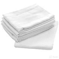 premium hypoallergenic birdseye diapers and burp cloth (12 pack): ultra absorbent, gentle on sensitive skin logo
