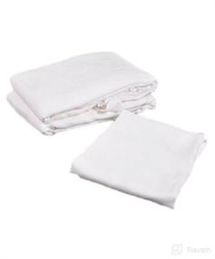 img 2 attached to Premium Hypoallergenic Birdseye Diapers and Burp Cloth (12 Pack): Ultra Absorbent, Gentle on Sensitive Skin