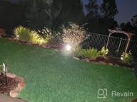img 1 attached to Illuminate Your Outdoor Space With ZUCKEO Low Voltage LED Landscape Lights - Waterproof, Daywhite Light, 10Pack With Connectors review by Roy Reeves