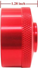 img 2 attached to Extended Run Gas Cap Adapter With Magnetic Dipstick And Mess-Free Oil Funnel For Honda Inverter Generators - Compatible With EU1000I, EU2000I, EU3000I (Red)