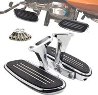 🏍️ chromed streamline motorcycle footboards for street glide & touring models: high-quality replacement with mount bracket kits (1993-2022) логотип