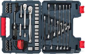 img 4 attached to 🔧 Crescent 70 Pc. Mechanic Tool Set - CTK70MPN: 1/4" & 3/8" Drive, 6 & 12 Point Standard SAE/Metric