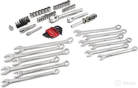 img 3 attached to 🔧 Crescent 70 Pc. Mechanic Tool Set - CTK70MPN: 1/4" & 3/8" Drive, 6 & 12 Point Standard SAE/Metric