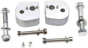 img 3 attached to 🏍️ DASEN1&#34; Silver Handlebar Risers Spacer Kit for 2006-2022 Yamaha FJR 1300 Motorcycle Handlebars