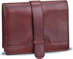 img 3 attached to Genuine Leather RFID Blocking Handmade Organizer Women's Handbags & Wallets at Wallets