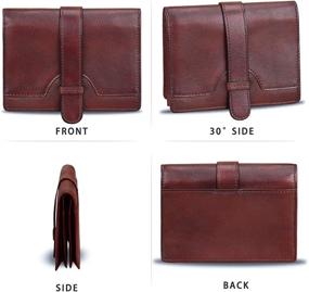 img 2 attached to Genuine Leather RFID Blocking Handmade Organizer Women's Handbags & Wallets at Wallets