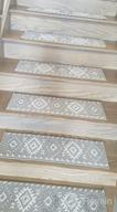 img 1 attached to Stylish & Safe: Sussexhome Carpet Stair Treads For Wooden Steps - 4-Pack Of Self-Adhesive, Pet & Kid-Friendly Indoor Treads To Prevent Slipping review by Ryan Cornelison