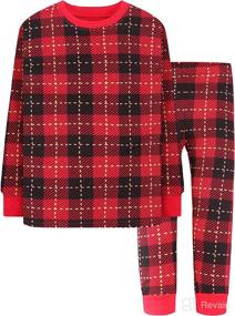 img 4 attached to 🎄 Queen Daughter Christmas Pajamas - 100% Cotton Sleepwear for Girls & Boys 18 Months to 12 Years