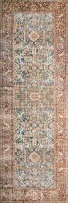 img 2 attached to Traditional Ocean And Rust 2'-6" X 9'-6" Runner Rug From Loloi II'S Layla Collection