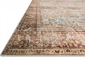 img 1 attached to Traditional Ocean And Rust 2'-6" X 9'-6" Runner Rug From Loloi II'S Layla Collection