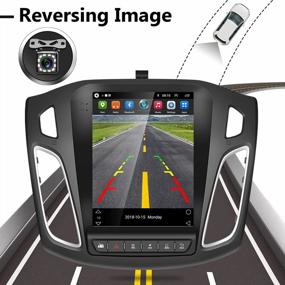 img 2 attached to Обновите свой Ford Focus 2012-2018 с помощью автомобильного стереорадио Android 10.1 - 9,7-дюймовый емкостный сенсорный экран, GPS-навигация, Bluetooth, WiFi, резервная камера и многое другое!