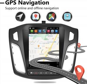 img 3 attached to Обновите свой Ford Focus 2012-2018 с помощью автомобильного стереорадио Android 10.1 - 9,7-дюймовый емкостный сенсорный экран, GPS-навигация, Bluetooth, WiFi, резервная камера и многое другое!