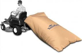 img 4 attached to TerraKing Leaf Bag XL - Heavy Duty Material Collection System For Ride-On Lawnmowers - Fast & Easy Leaf Collection With Nylon Bottom (Fits 3-Bag Hood) [ST95033]