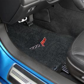 img 1 attached to 2005 2006 Corvette Ebony Black Mats Interior Accessories