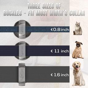 img 2 attached to Waterproof Airtag Dog Collar Holder - (2Pack) Ultra-Durable Plastic Pet Collar Case For Apple Airtags, Anti-Lost Air Tag Case For Dogs Cats Collar,Fits Most Collars-Transparent Black/White