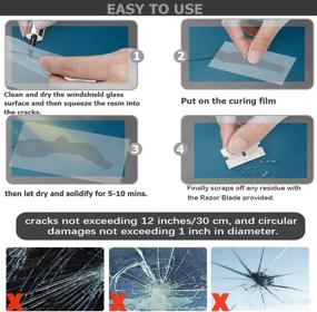 img 1 attached to Nano Fluid Windshield Repair Kit - Fix Glass 🔧 Chips, Cracks, and Star-Shaped Cracks with Automotive DIY Windscreen Tool