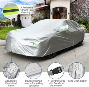 img 1 attached to Protect Your Sedan Anytime With ELUTO'S 6-Layer Waterproof Car Cover - Ideal For Indoor And Outdoor Use!