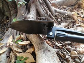 img 1 attached to Yodo Military Folding Shovel: The Ultimate Multi-Purpose Survival Tool For Outdoor Enthusiasts