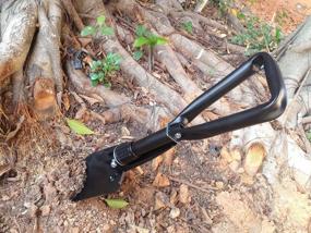 img 3 attached to Армейская складная лопата Yodo: универсальное средство выживания для любителей активного отдыха